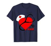 Infermiera Battito cardiaco Passione Sanità Amore Maglietta