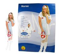 Infermiera Costume Festa Costume Sexy da Donna Ospedale Scrubs Medio 12-14