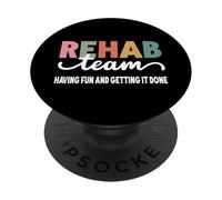 Infermiera della squadra di riabilitazione per la terapia fisica di riabilitazione PT DPT PopSockets PopGrip Adesivo