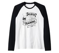 Infermiera in Formazione Passionale Viaggio Maglia con Maniche Raglan