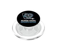 Infermiera incinta che cresce il mio annuncio paziente PopSockets PopGrip per MagSafe