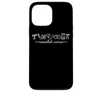 Infermiera neonatale Caring Heartbeat Lifeline Art Custodia per iPhone 13 Pro Max