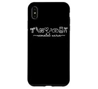 Infermiera neonatale Caring Heartbeat Lifeline Art Custodia per iPhone XS Max