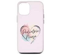 Infermiera pediatrica pastello cuore design per bambini sanità Custodia per iPhone 12/12 Pro