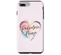 Infermiera pediatrica pastello cuore design per bambini sanità Custodia per iPhone 7 Plus/8 Plus