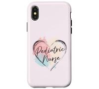 Infermiera pediatrica pastello cuore design per bambini sanità Custodia per iPhone X/XS