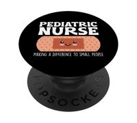 Infermiera pediatrica RN che fa la differenza per le piccole persone PopSockets PopGrip Adesivo