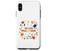 Infermiera Practitioner autunno lascia progettazione strumenti medici Custodia per iPhone XS Max