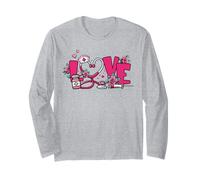 Infermiera San Valentino Amore Cuore Stetoscopio Donne Uomini Infermiere Maglia a Manica