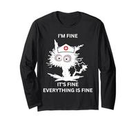 Infermiera STO Bene Va Bene Tutto va Bene Maglia a Manica