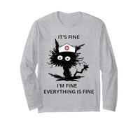 Infermiera Va Bene, STO Bene, Tutto va Bene Maglia a Manica