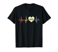 Infermiere Heartbeat Health System Personale medico ECG Maglietta