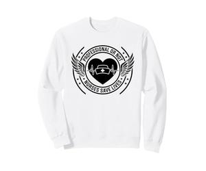 Infermieri Salvare Vite Professionali o No Design Felpa