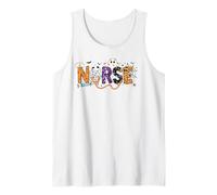 Infermieristica Halloween Infermiera Operatori Sanitari Vacanza Ottobre Canotta