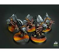 Infernal Flesh hounds of Khorne - age of sigmar COMMISSIONE pittura