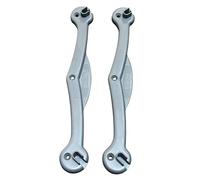 inferramenta Coppia Staffe Tipo Inoxa Compagnucci Per Scolapiatti E Vaschette Raccogligocce | Vari Tipi Disponibili | Design Moderno | Facili Da Installare (X6)