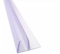 inferramenta GUARNIZIONE PER VETRO E PER BOX DOCCIA PER ANTA 200cm ALETTA MORBIDA 16mm LATERLAE PER VETRO 6 E 8 mm GUARNIZIONE TRASPARENTE