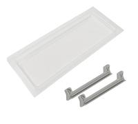 inferramenta Vaschetta Raccogligocce | Supporti Inclusi | PVC Trasparente | Ricambio Universale | Diverse Misure (Pensili 45 cm)
