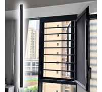 Inferriate Finestre Sicurezza Domestica, Barre Sicurezza Anticaduta | Protezione Per Finestre Scuole Di Un Condominio, Stabile Esterni Prevenire Furti Scasso(Set of 2,Long 50cm/19.7in)