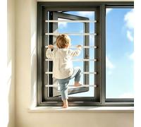 Inferriate per Finestre Barra Sicurezza Finestre Bambini, Previene Cadute