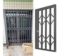 Inferriate per Finestre Barre di Sicurezza Finestre con Serratura e Chiave, Barra di Sicurezza per Porte Scorrevoli In Lega Di Alluminio/Griglia Finestre, Barricate(W95xH60cm/38x24in)