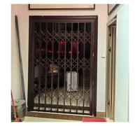 Inferriate per Finestre Barre Di Sicurezza Per Finestre Pieghevoli In Acciaio Inox, Caffè - Barre Antifurto Per Finestre Regolabili Di Sicurezza All'interno Per Scuole(142x120cm)