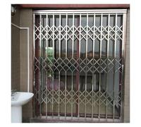 Inferriate per Finestre Barre Di Sicurezza Per Porte E Finestre Pieghevoli Su Misura, Griglie Per Finestre Retrattili In Acciaio Inossidabile Per Scantinati/edifici Per Uffici(110x145cm)