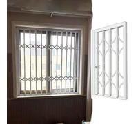 Inferriate per Finestre Barre Sicurezza Telescopiche Finestre Grandi Dimensioni, Griglia Protezione Metallo Porte Finestre Scorrevoli Sicurezza Domestica, Barriera Antifurto(W85xH100cm/34x40in)