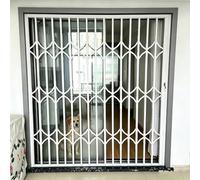 Inferriate per Finestre Griglia di Sicurezza Bloccabile per Finestre | Cancello di Sicurezza Extra-large per Animali Domestici, Barriera Antifurto Pieghevole e Scorrevole per Finestre, Ringhiera