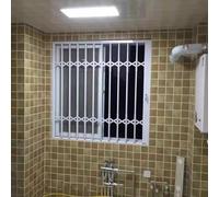 Inferriate per Finestre Sbarre Antifurto Telescopiche Bloccabili, Balaustre Bianche Pieghevoli per Finestre per Bambini, Bambini Piccoli, Animali Domestici, Sicurezza, Aree ad Alto Tasso di Criminalit