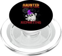 Infestato Clean-Up Crew Reporting School Janitor Halloween PopSockets PopGrip per MagSafe