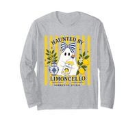 Infestato da Limoncello Sorrento Halloween Ghost Maglia a Manica