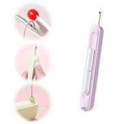 Infila ago 2 in 1, scucitore, scucitore Elastico per Cucire, Strumento per la rimozione del Filo per Cucire a Mano, Lavorare a Maglia, Punto Croce, Ricamo e rimozione del Filo (Viola)