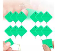 Infila ago automatico, infila ago per macchina da cucire, infila ago fai da te per lavori di cucito e artigianato, adatto a tutte le misure di ago (Verde 12 PC)