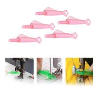 Infila-ago per macchina da cucire, infila-ago per macchina da cucire, infila-ago fai da te, strumento automatico per infilare l'ago, infila-ago rapido a occhiello per macchina da cucire (Rosa 5 PC)