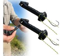 Infila mosche magnetico per pesca a mosca, accessorio da pesca per pescare facilmente piccole mosche e tippet sull'acqua, si adatta alla maggior parte degli ami, attrezzatura essenziale per pescatori