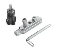 Infila tubi con due teste per tubi da 30,5 cm e 86,4 cm, con estrattore di fili rotti per attività idrauliche, compatibile con trapani elettrici a mano (2)