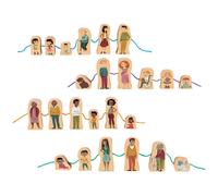 Infilaggi Famiglie del Mondo - 24 pezzi