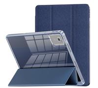 INFILAND Custodia per Lenovo Idea Tab 11" 2025,Cover Smart Protettiva Trasparente con Supporto,Ultra Sottile,per Lenovo Idea Tab 11 Pollici TB336ZU/336FU [Auto Wake/Sleep] (Blu)