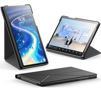 INFILAND Custodia per Samsung Galaxy Tab A9+ / A9 Plus 11 Pollici 2023 - Smart Book Cover, custodia protettiva per tablet, supporto pieghevole con modalità orizzontale e verticale(Nero)
