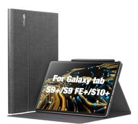INFILAND Custodia per Samsung Galaxy Tab S10+ Plus/S9 FE+/S9+ Plus 12.4 pollici 2024/2023 Release, Supporto Multi-angolo, Funzione di auto-sveglia/sonno, Grigio