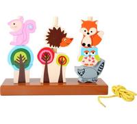 Infilare e impilare in legno - animaletti del bosco small foot