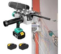 Infilatore per Tubi Nascosto, Macchina per Infilare I Fili, Estrattore Automatico, Illuminazione A LED, per Edilizia, Acqua Ed Elettricità. 2xBateria
