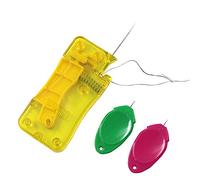 Infilatrice automatica per ago, con 2 aghi in plastica, facile da infilare, accessori per cucire