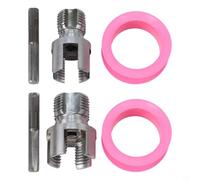 Infilatrice per tubi dell'acqua PPR, 20 mm, 25 mm, strumento per filettatura interna ed esterna, fustella in metallo con bordo resistente all'usura, design integrato in 1 pezzo (20 mm + 25 mm)