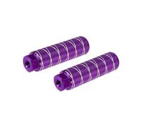 INFINAUTO Coppia di pedane posteriori per BMX, MTB, adatte per assi da 3/8", design elegante, colore viola