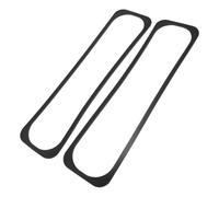 INFINAUTO Guarnizioni Coprivalvole Bullone Centrale per Chevy 305 86-02 | 2 Pezzi, Spessore 3/16", Colore Nero, Materiale Gomma, per SBC 350 383 400 5.0L 5.7L, per Teste a Bullone Centrale
