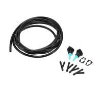 INFINAUTO Kit Ugelli Lavavetri Anteriori Per Jeep Patriot 08-16 1 Set | Materiale: Plastica, Colore: Nero/Blu, Rif: 05303834AB, 1 Tubo 2.5M, 2 Guarnizioni, 4 Connettori - Sostituzione Diretta