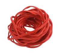 INFINAUTO Protezioni per Bordi Portiera Auto Universali, Esterno 49.21ft Protezione Graffi Portiera a Forma di U in PVC Rosso, 1 Pezzo.