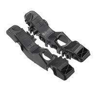 INFINAUTO Supporto paraurti, staffa di supporto paraurti anteriore sinistra e destra per Kia Picanto 2017 in plastica ABS nera, 1 coppia